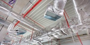 Ceiling Air conditioning and fire fighting system